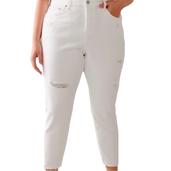 NWOT LEVIS wedgie skinny white jeans 22W - Picture 2 of 11